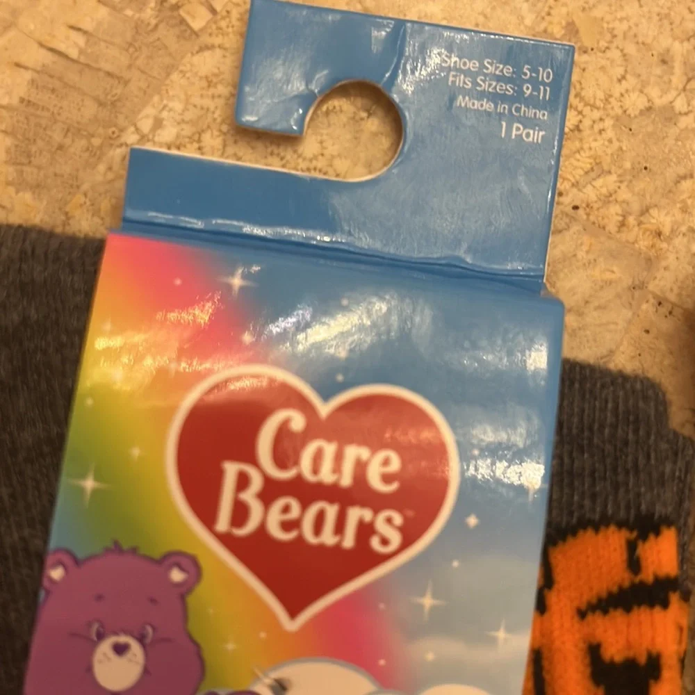Hot Topic Socks Care Bears and Lady and the Tramp
